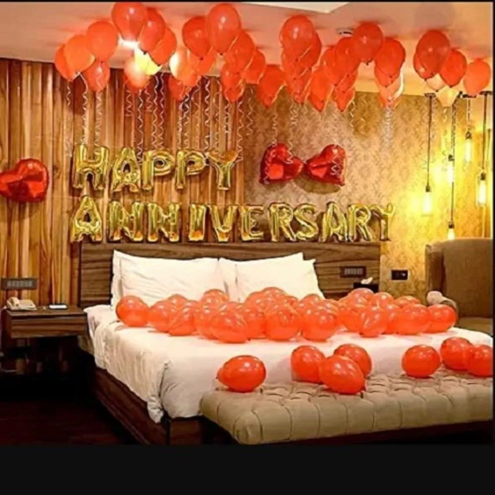 Anniversary Decoration Ideas for Home and Hotel Rooms